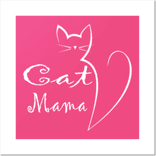 Cat Mama Posters and Art